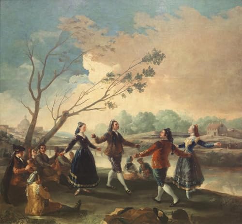 Toile danse Manzanares Goya 60x90cm pour habiller un grand mur vide avec élégance