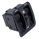 Power Window Master Switch and Bezel. Replaces Part 68057595AC, 68156217AA, 68156217AB, 68156217AC. Compatible with 2011-2017 Jeep Wrangler.