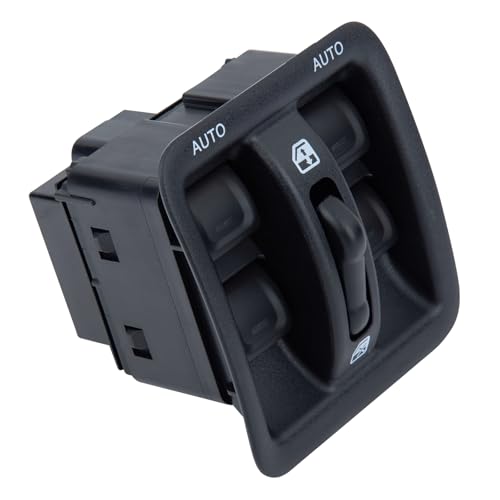 Power Window Master Switch and Bezel. Replaces Part 68057595AC, 68156217AA, 68156217AB, 68156217AC. Compatible with 2011-2017 Jeep Wrangler.