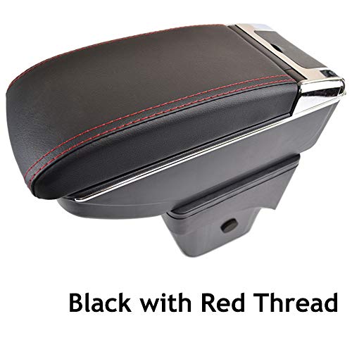 Reposabrazos piel negra doble capa Focus 2 2005-2011