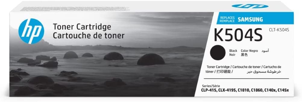 HP CLT-K504S (SU158A) Original Toner Schwarz (Kompatibel mit: CLP-415N, 415NW / Xpress C1810W, C1404W, C1860FW, C1454FW, C1454N, C1453FW / CLX-4195N, 4195FN, 4195FW)