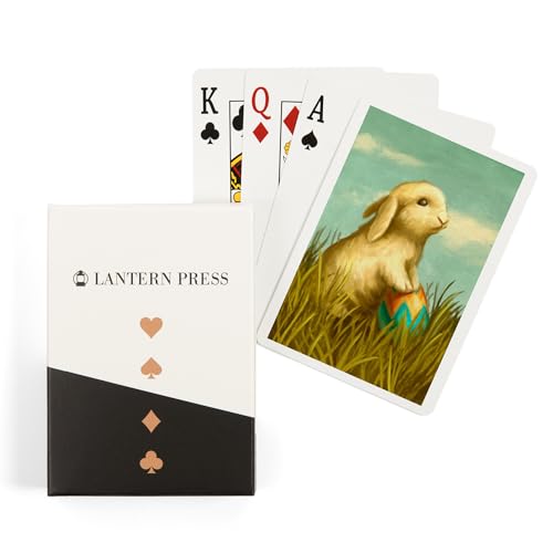 Lantern Press Easter Bunny, Baraja Póker 52 cartas