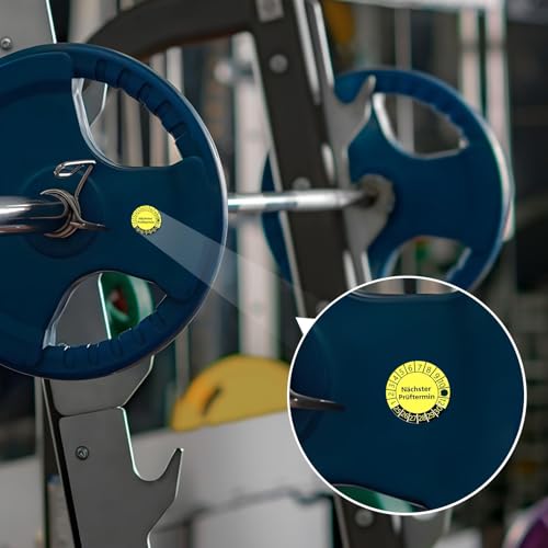 1500 Stück Prüfplakette Nächste Prüfung 20mm mit Lochzange Papier, Tüv Plakette, Dguv V3 Prüfplaketten, Tüv Aufkleber, Prüfaufkleber