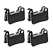Kqcibz 4 Pairs Bicycle Resin Disc Brake Pads for Deore M596 M595 M535 M665 M775/776/765 /R M975 M966 M965