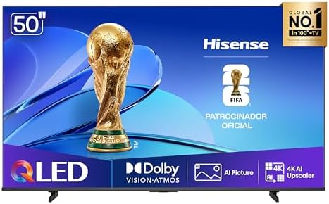 Hisense Smart TV UHD 4K QLED 50" Polegadas 50Q6QV com HDR10+, Dol...