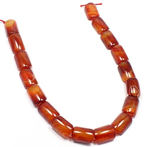 Onyx rouge perles de 16 * 22 MM pour enfiler et creer des bijoux originaux