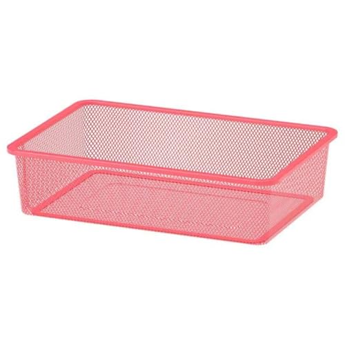 Ikea TROFAST Mesh Aufbewahrungsbox hellrot 42x30x10cm