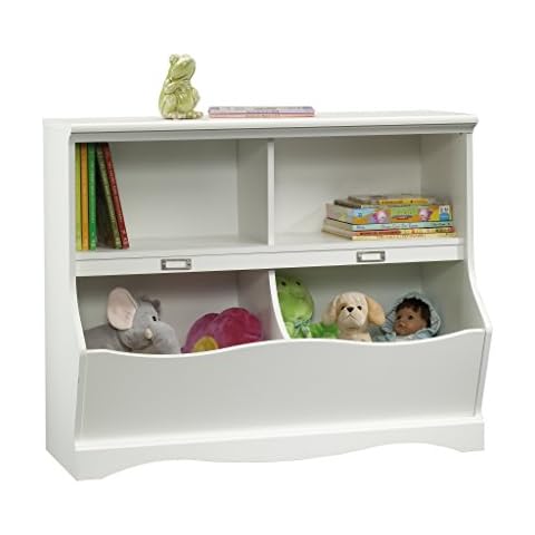 Sauder Pogo Bookcase/footboard, Soft White finish Cover