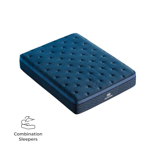 Image of Brooklyn Bedding Signature Hybrid Full 14 Inch Mattress, Medium Feel, Cloud Pillowtop Upgrade, CERTIPUR-US Certified Foam