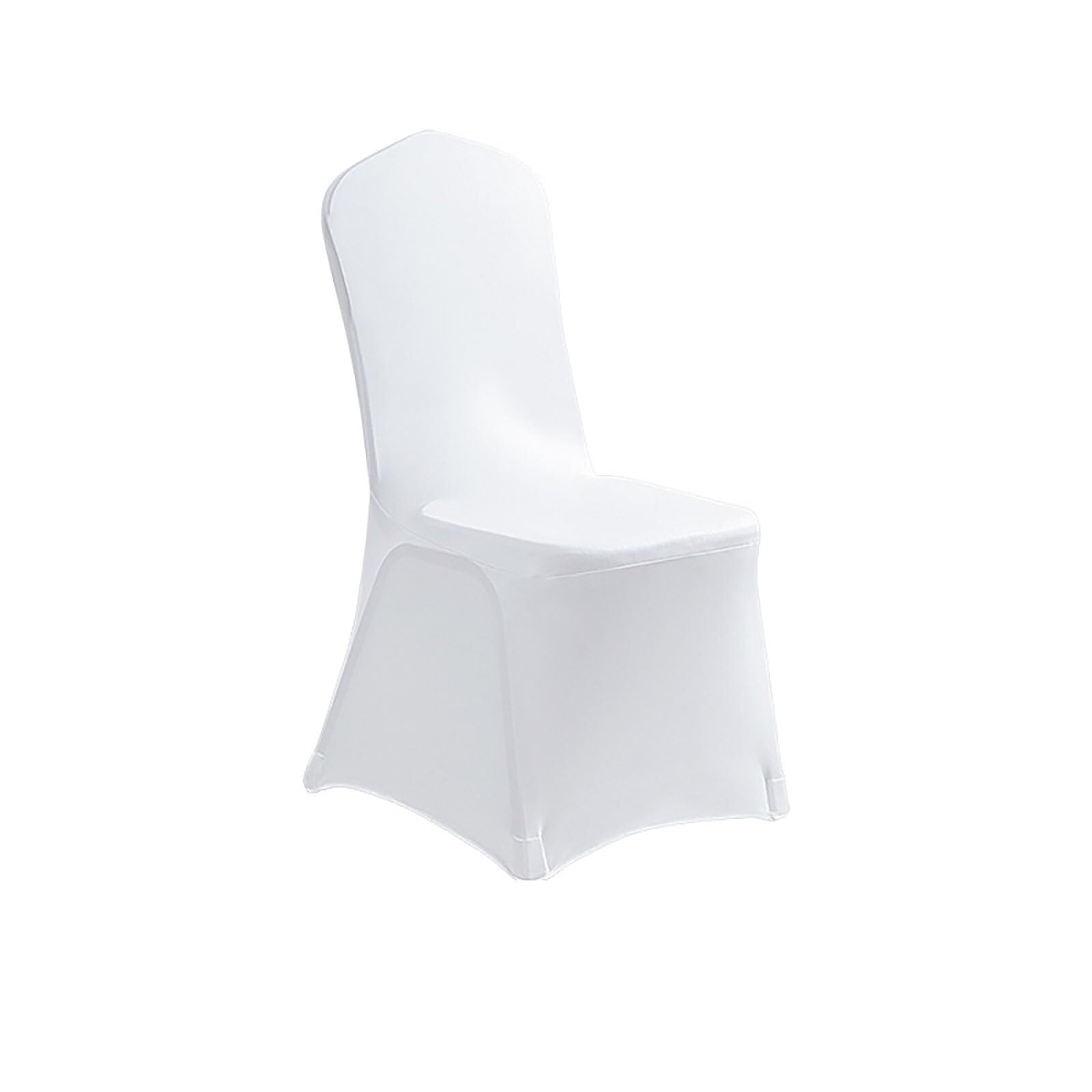 NMVAWIPT Stretch Spandex Chair Covers Fitted Slipcovers For Wedding Party Banquet Events(13#,20pcs)