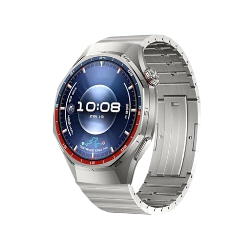 [LOKLNEYK] �ɓK������Huawei Watch GT6/GT5 Pro/GT 6/5/4 46mm �X�g���b�v�A�N�Z�T���[�ɓK������22mm�`�^���o���h(Silver,For Huawei GT5 Pro 46mm)