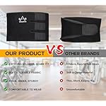 VIMUSFUN Waist Trimmer Belt Men Sweat Band Stomach Wrap, Waist Trainer for Women Workout - Image 3