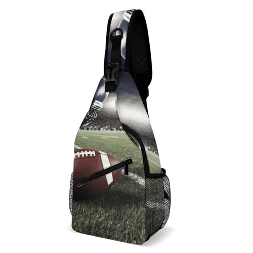 Mochila tipo sling deportiva blanca para senderismo casual