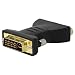 Produktbild vhbw DVI auf Cinch Adapter zum Anschluss von DVI Systemen an RCA-Geräte - 3RCA Composite Video Converter, Schwarz