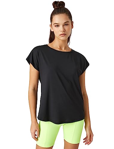 T-shirt sport femme anti irritation Koton imprimé coupe basique