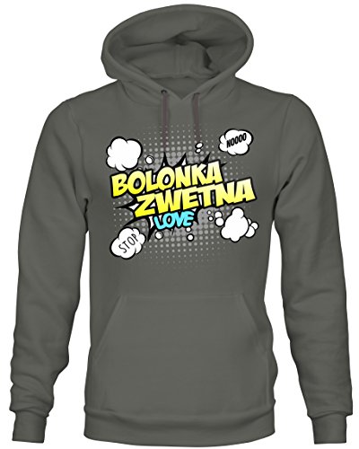 siviwonder Unisex Hoodie Kapuzensweatshirt - BOLONKA ZWETNA Tsvetnaya Bolonka - Comic Cartoon Fun...