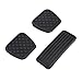 Aramox Brake Clutch Pads Cover, 46545 SH3 000 Plastic Car Pedal Covers Kit Replacement Brake Clutch Pedal Pad for CL 1997-2001