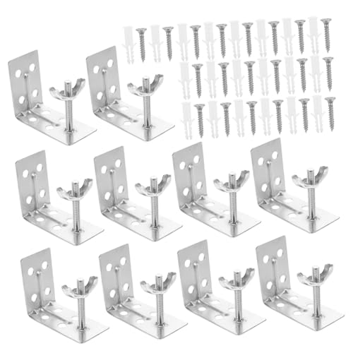 TEHAUX 1Set Shaped Curtain Bracket Durable Wall Mounted Louvers Easy to Install Classic Design for Versatile Curtain Styles Premium Quality Bracket for Long Term Use