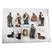 LYFJXX Nativity Sets for Christmas, 11pcs/ Set Christ Birth of Jesus Ornament Gifts Nativity Scene Crafts Resin Christmas Figurine Decoration Catholic Figurines