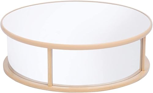 Kaplan - Mesa de juego con espejo de aprendizaje temprano, espejos acrílicos inastillables, autoconciencia, autoestima, curiosidad intelectual,