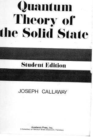 Quantum Theory of the Solid State: Pts. A & B in 1v book cover