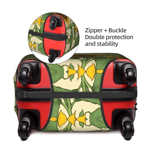 Sunflower Tsa Approved Luggage Cover For 18-32 Inch Suitcases Scratch-Resistant Stretch Luggage Cover4