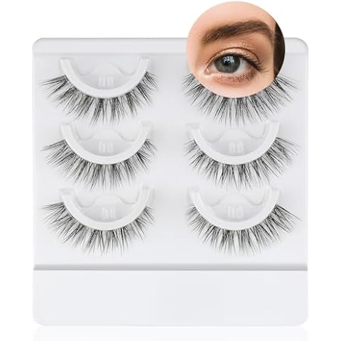 3 Pairs Self-Adhesive Cat Eye Lashes Cover
