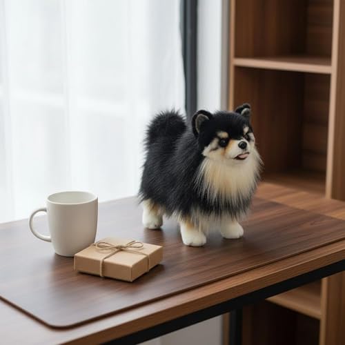 Peluche chien sensation moelleuse jouet compagnon doux Almencla smiling - 2