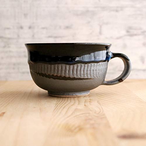 Amazon | 小石原焼 小石原焼き 鉄釉掛分 ティーカップ コーヒーカップ