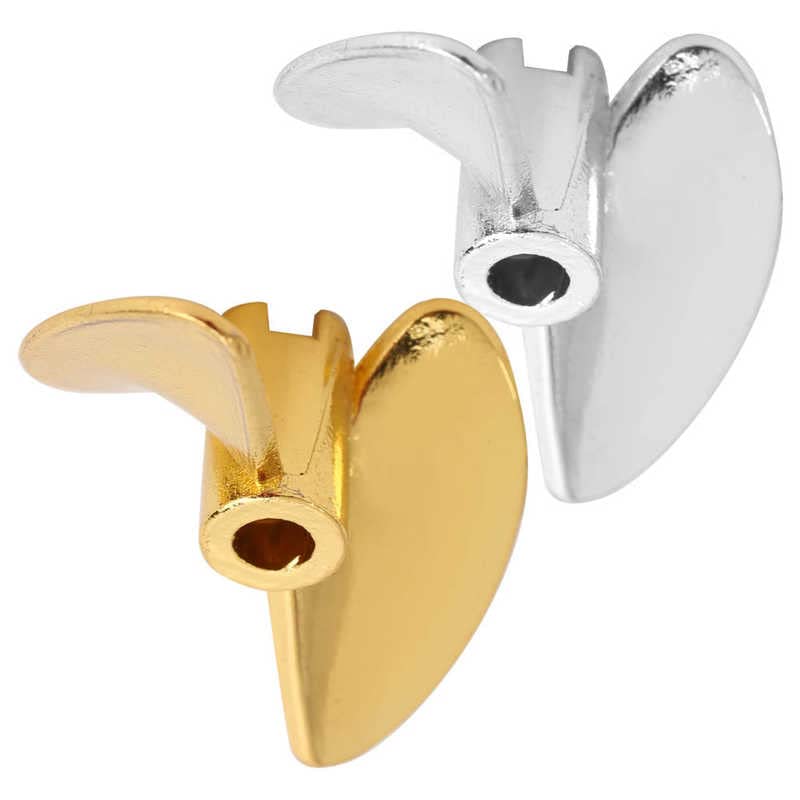 GYJSTBAJ 35mm RC Boat 2 Blades Propeller Fit for FeiLun FT016 FT007 FT012 FT009 FT011 FT010 FT016 RC Parts Remote Control Toy Accessory(Silver)