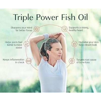 ALGAECAL Triple Power Omega 3 Fish Oil - EPA DHA Omega 3 Supplement 1200mg, Liquid Fish Oil with Turmeric Curcumin & Astaxanthin, Joint Support & Inflammation Relief, Mango Flavor, 16 oz
