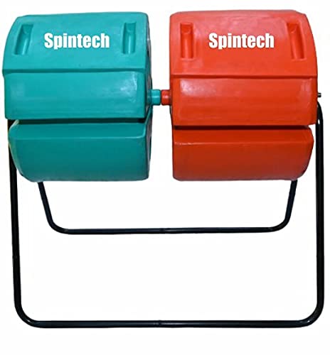 Spintech Polyethylene Portable Twin Drum Composter (60 LTR)