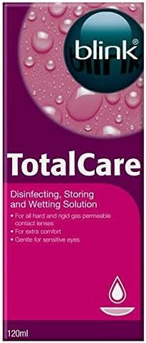 Total Care Disinfecting Storing and Wetting Solution for Soft Contact Lenses 120ml – Multipurpose Contact Lens Solution UK – Disinfect, Clean, Store & Hydrate Sensitive Eyes | SterlingSquare