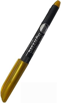 Grafik Kalemi ve Davetiye Kalemi Metalik Alt n Sar  Lineplus Dreamon 1 Adet 0.5-2.0 mm Metallic Brush