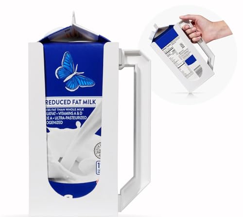 Carton Caddy XL Half Gallon Milk Carton Holder with Handle, Juice Box, Soda Bottle and Milk Half Gallon Holder with Handle, Rust Free, Dishwasher Safe, Reusable, Easy to Clean, Ergonomic by Carton Caddy - Image 2