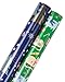 Papyrus Christmas Wrapping Paper Rolls, Playful Cats, Cars and Trees (2 Rolls, 45 sq. ft.)