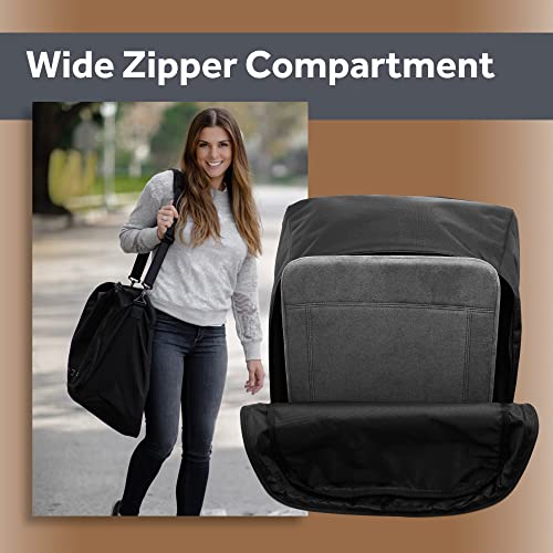 Ready Rocker Travel Bag For The Portable Baby Rocking Chair - Comfort Shoulder Strap, Extra Zipper Storage Compartment, Travel Essential For Moms And Dads, Premium Black Polyester #TOP2