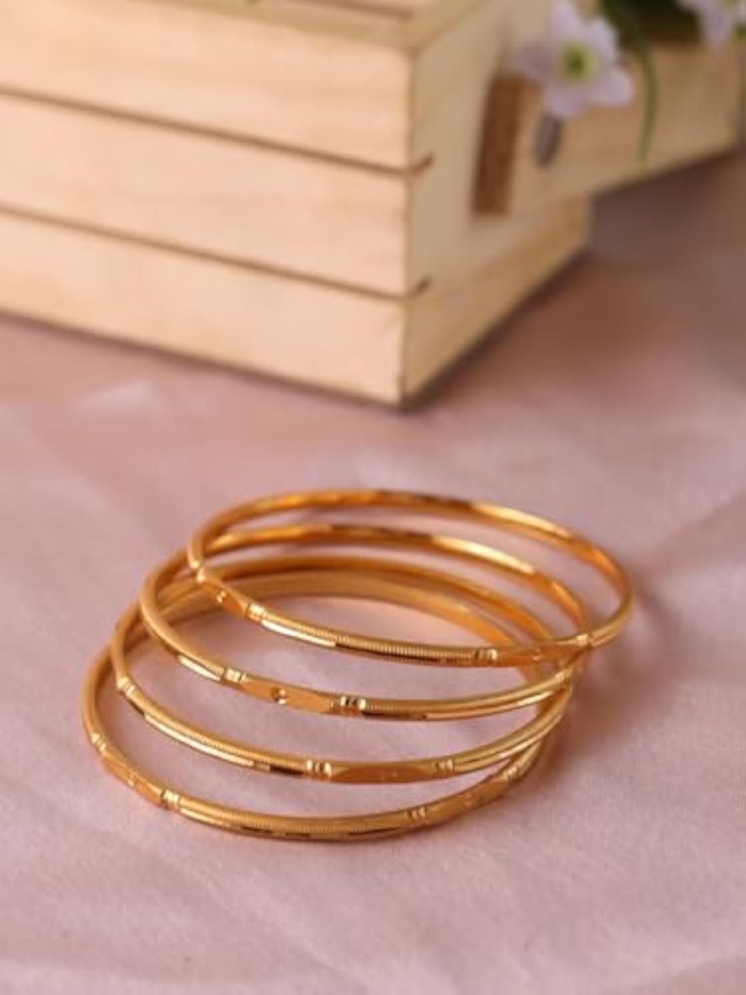 Traditional Plated Bangles Set Kada Classic Ethnic Jewellery