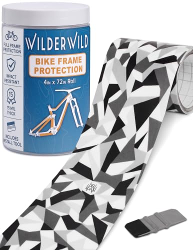 WilderWild Bike Frame Protection Tape (Geometric Camouflage)