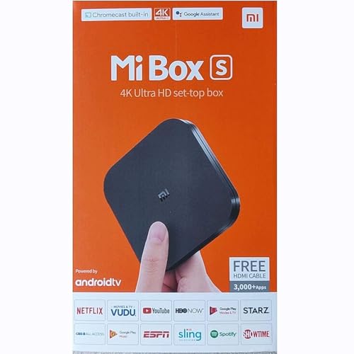 Xiaomi TV Box S 3rd Gen - 4K UHD, Google TV, 32GB Memory, Dolby Vision & Atmos, WiFi 6, HDMI 2.1, Fast Streaming, Compact and Powerful