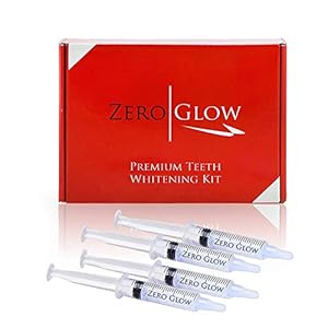 Zero Glow Teeth Whitening Gel Refill 4X Syringes 44% Carbamide Peroxide