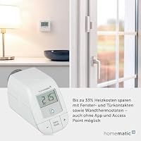Homematic IP Erweiterungsset Heizen – Basic, Smart Home, digitaler Thermostat Heizung, Steuerung per App, Alexa, Google Home, einfache Installation, Energie sparen, 161216A1 – Ansicht 8