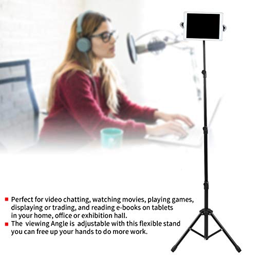 360 graden draaibare vloerstandaard voor tablets en telefoons, desktopstatief voor fotografie of video kijken… - Image 6