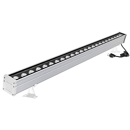 Image of RSN LED 24W Linear Bar Light, 39.4in LED Wall Washer Light with US Plug, IP65 Waterproof for Outdoor, Wall, Bridge and Billboard, Super Bright 2400 Lumens, 3000K Warm White