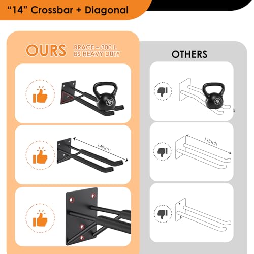 Garage Hooks Heavy Duty 4-Pack - image 5