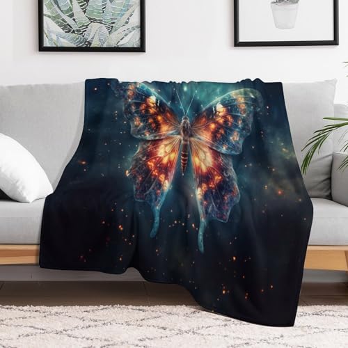 Couverture papillon douce et lavable pour réchauffer les nuits froides