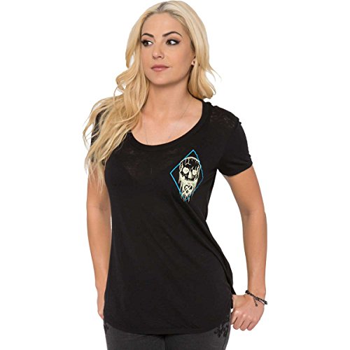 Metal Mulisha Junior's Dani G Hoot Scoop Neck Graphic Tee