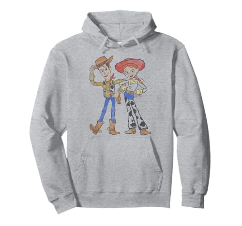 Sweat Woody et Jessie contre la fraîcheur hivernale avec style décontracté Pixar