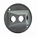 Hubbell-Bell 5197-0 Round Lampholder Cover Gray