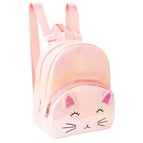 Mochila De Patrón De Gato De 1 Pieza, Mochila De Dibujos Animados Linda, Mochila Para Niños, Mochila Divertida, Mini Mochila.